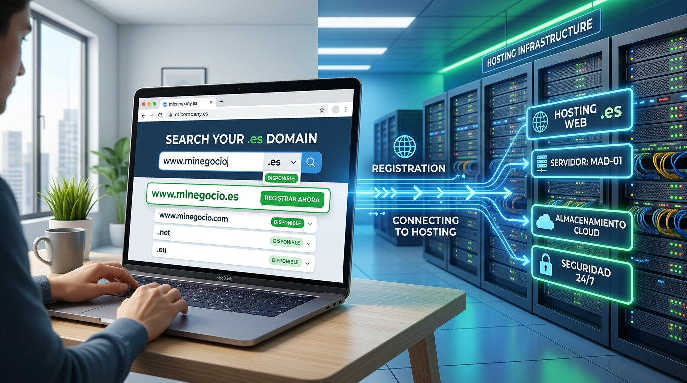 Cómo elegir dominio y hosting