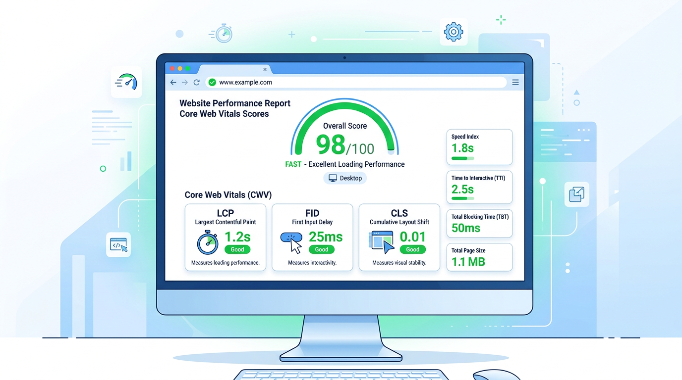 Velocidad de carga web para negocios